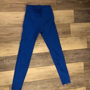 Cobalt blue yoga leggings